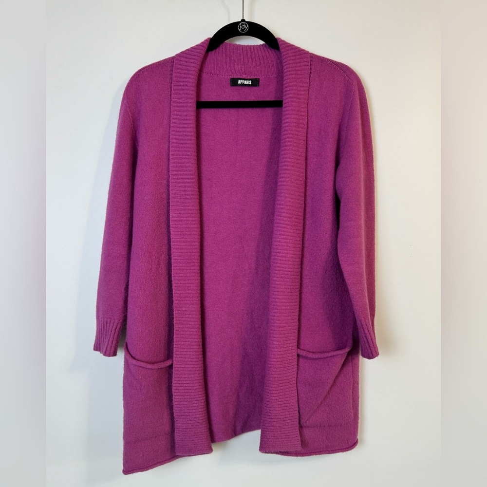 Apparis Fuchsia Open Front Cardigan - image 8
